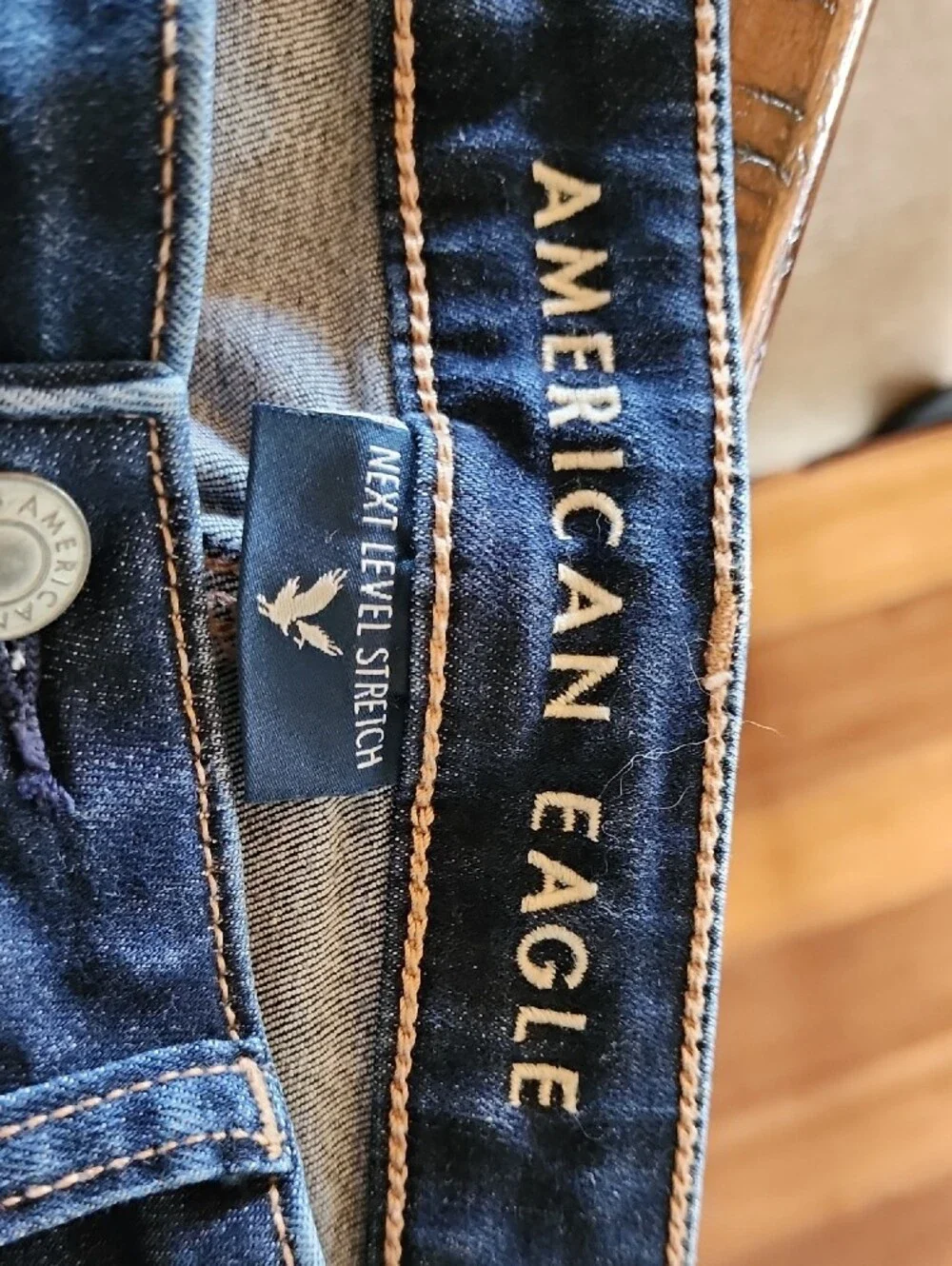 American Eagle Outfitters Slim Next Level Stretch Sz 12 Dark Blue Women's Jeans